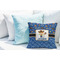Blue Western Decorative Pillow Case - LIFESTYLE 2
