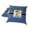 Blue Western Decorative Pillow Case - TWO