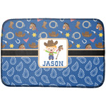 Blue Western Dish Drying Mat (Personalized)