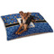 Blue Western Dog Bed - Small LIFESTYLE