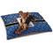 Blue Western Dog Bed - Small w/ Name or Text