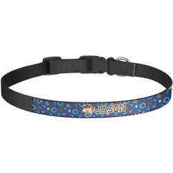 Blue Western Dog Collar - Large (Personalized)