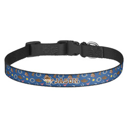 Blue Western Dog Collar - Medium (Personalized)