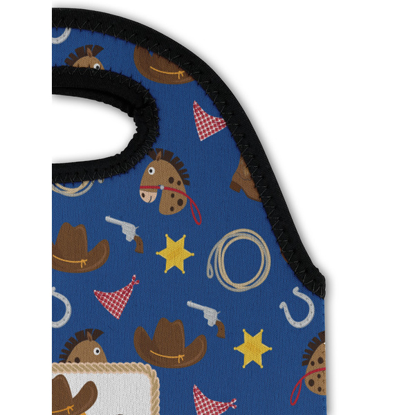 Blue Western Double Wine Tote - Detail 1 (new)