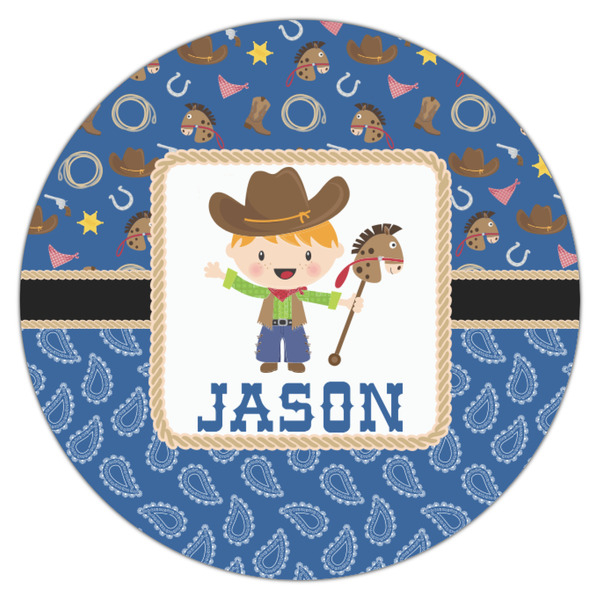 Blue Western Drink Topper - Small - Single