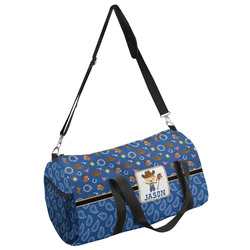 Blue Western Duffel Bag (Personalized)