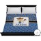 Blue Western Duvet Cover - King (Personalized)