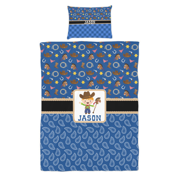 Blue Western Duvet Cover Set - Twin - Alt Approval