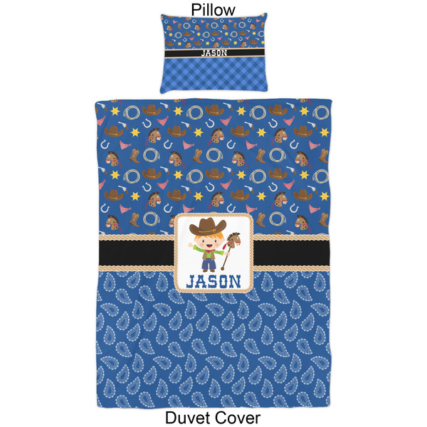 Blue Western Duvet Cover Set - Twin - Approval