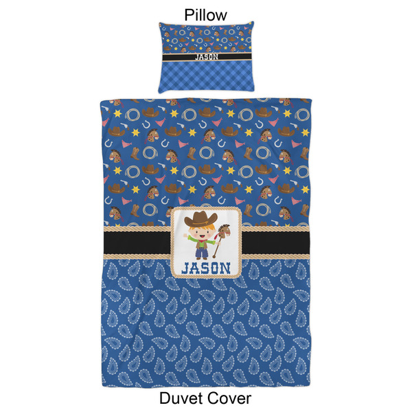 Blue Western Duvet Cover Set - Twin XL - Approval