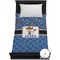 Blue Western Duvet Cover - Twin (Personalized)