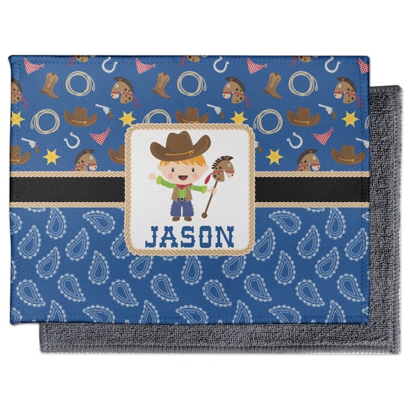 Blue Western Electronic Screen Wipe - Flat