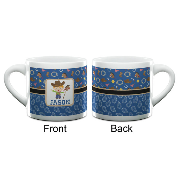 Blue Western Espresso Cup - 6oz (Double Shot) (APPROVAL)