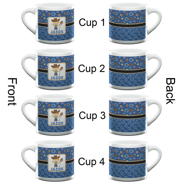 Blue Western Espresso Cup - 6oz (Double Shot Set of 4) APPROVAL