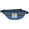 Blue Western Fanny Pack - Front