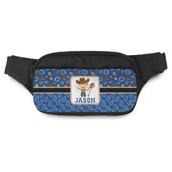 Blue Western Fanny Pack (Personalized)