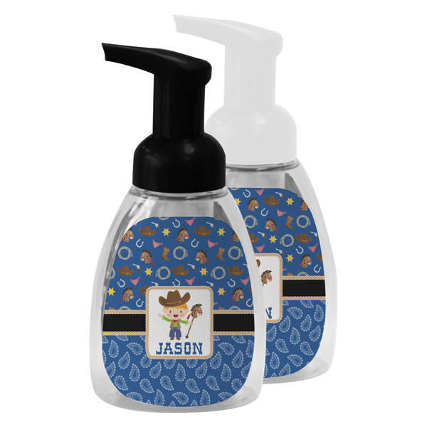 Blue Western Foam Soap Bottles - Main
