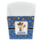Blue Western French Fry Favor Box - Front View