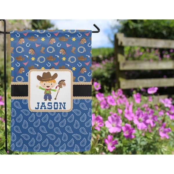 Blue Western Garden Flag - Outside In Flowers