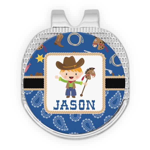Blue Western Golf Ball Hat Marker Hat Clip