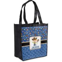 Blue Western Grocery Bag (Personalized)