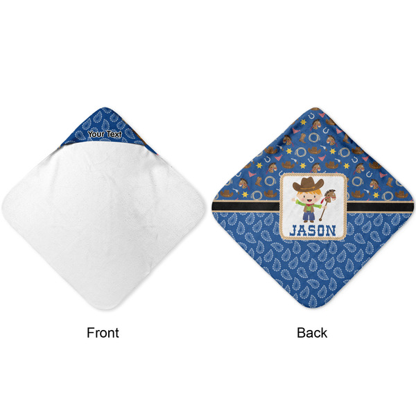 Blue Western Hooded Baby Towel- Approval