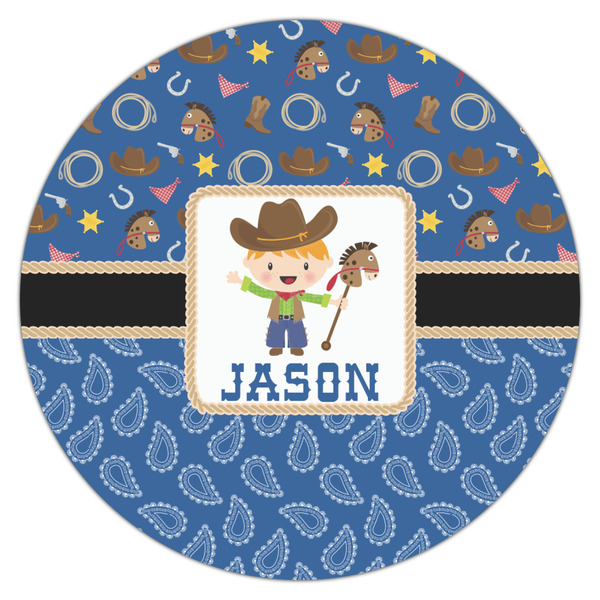 Blue Western Icing Circle - Large - Single