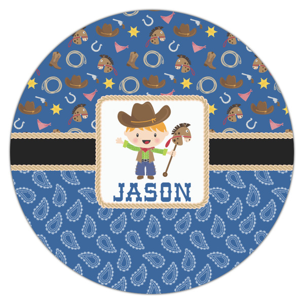 Blue Western Icing Circle - Medium - Single