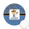 Blue Western Printed Cookie Topper - 2.15" (Personalized)