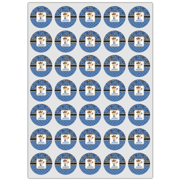 Blue Western Icing Circle - XSmall - Set of 35