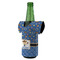 Blue Western Jersey Bottle Cooler - ANGLE (on bottle)