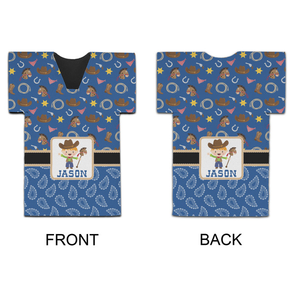 Blue Western Jersey Bottle Cooler - APPROVAL