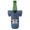 Blue Western Jersey Bottle Cooler - FRONT (on bottle)