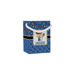 Blue Western Jewelry Gift Bags (Personalized)