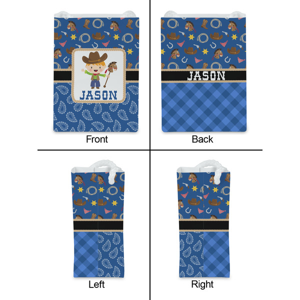 Blue Western Jewelry Gift Bag - Matte - Approval