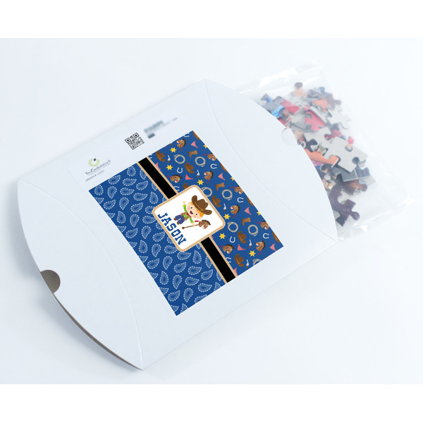 Blue Western Jigsaw Puzzle 110 Piece - Box