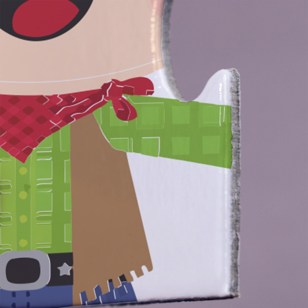 Blue Western Jigsaw Puzzle 30 Piece  - Close Up