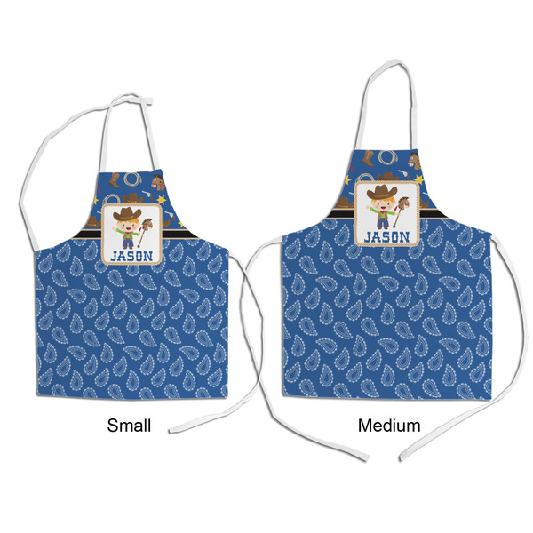 Blue Western Kid's Aprons - Comparison
