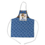 Blue Western Kid's Apron - Medium (Personalized)