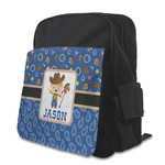 Blue Western Preschool Backpack (Personalized)