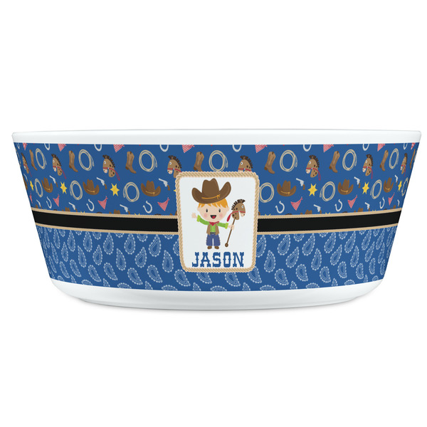 Blue Western Kids Bowls - FRONT