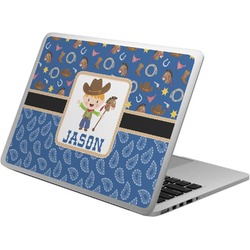 Blue Western Laptop Skin - Custom Sized (Personalized)