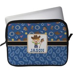 Blue Western Laptop Sleeve / Case - 13" (Personalized)