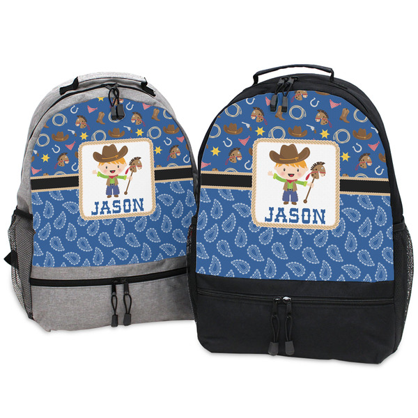 Blue Western Large Backpacks - Both