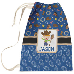 Blue Western Laundry Bag (Personalized)