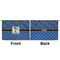 Blue Western Large Zipper Pouch Approval (Front and Back)