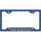 Blue Western License Plate Frame - Style C