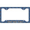 Blue Western License Plate Frame - Style C (Personalized)