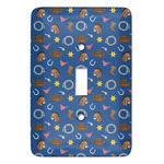Blue Western Light Switch Cover