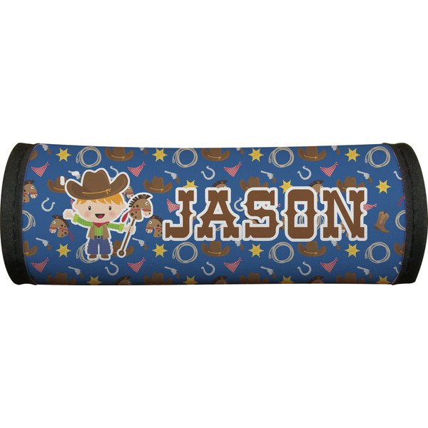 Blue Western Luggage Handle Wrap